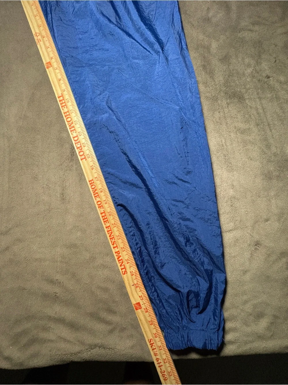 Nike Vintage Blue Nylon Track Pants – Size Medium